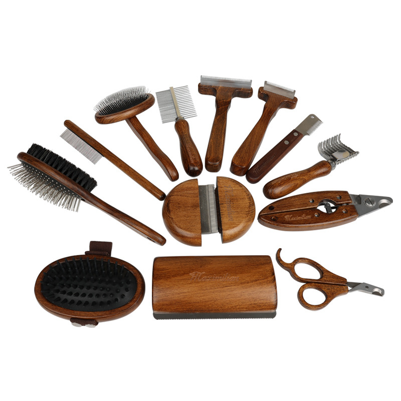 Pet X Supplies & Tack Howell - Pet Dog Comb Antique Solid Wood