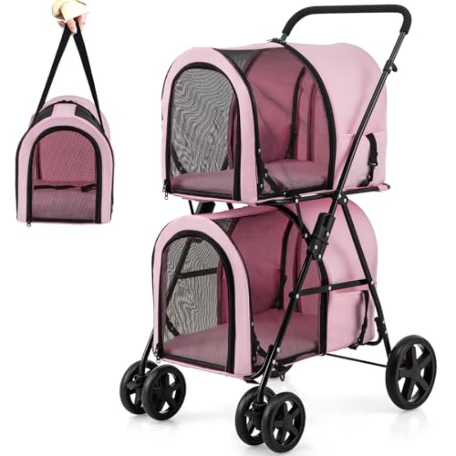 Pet Stroller Carrier - Pet stroller for small to medium