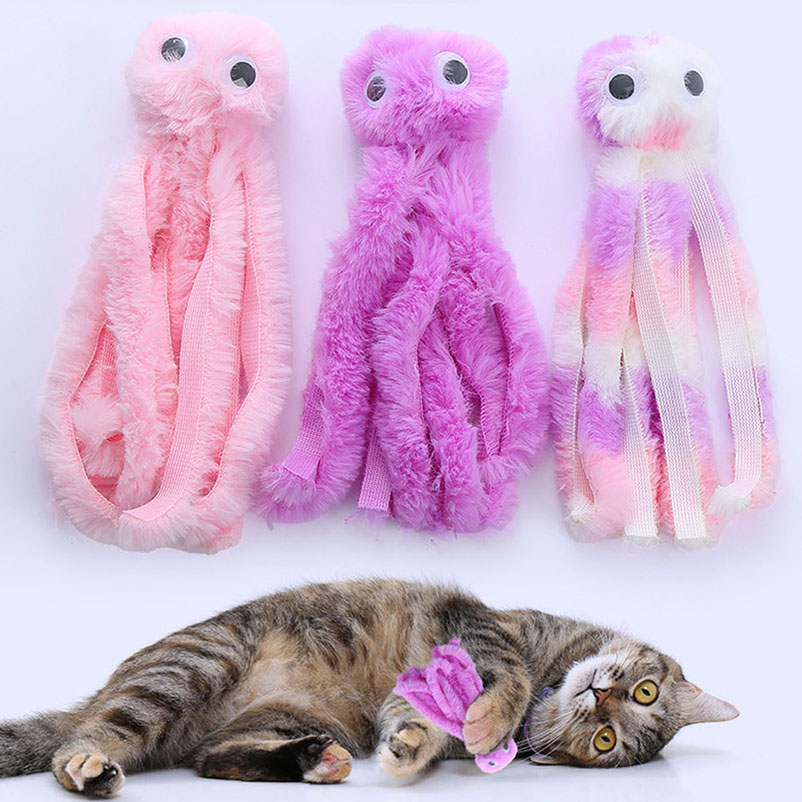 Pet Supplies Young - Cute octopus cat toys for kittens