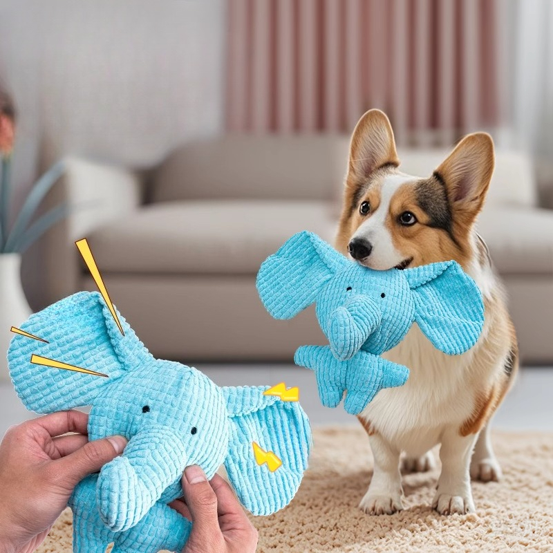 Pet Dental Chew Toy - Cute Plush Dog Toys Pet Squeak