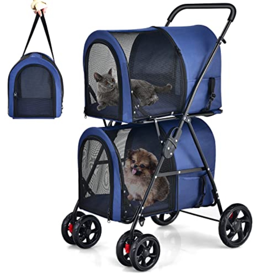 Pet Stroller Carrier - Pet stroller for small to medium