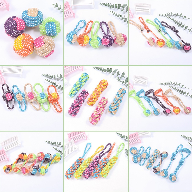 Interactive Cotton Rope Mini D - огляд і ціна Pet Dental Chew Toy