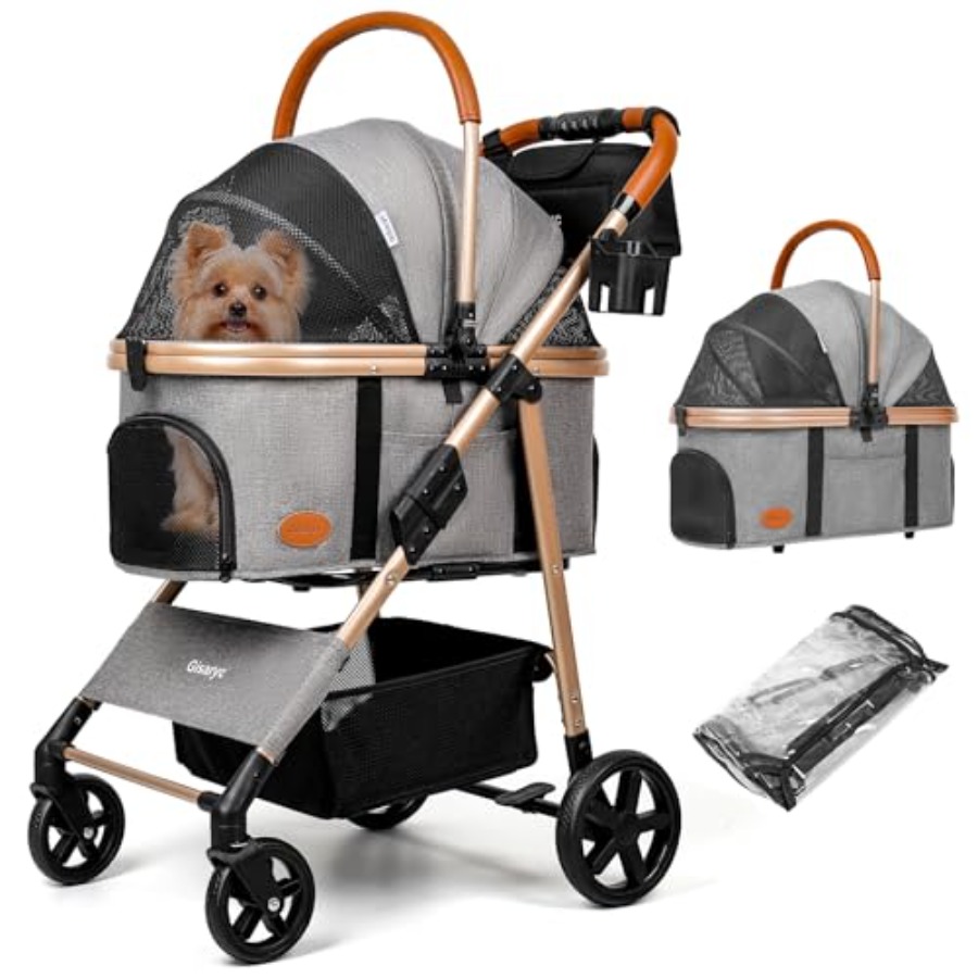 Dog Cat Stroller for Small/Med - огляд і ціна Pet Stroller Carrier