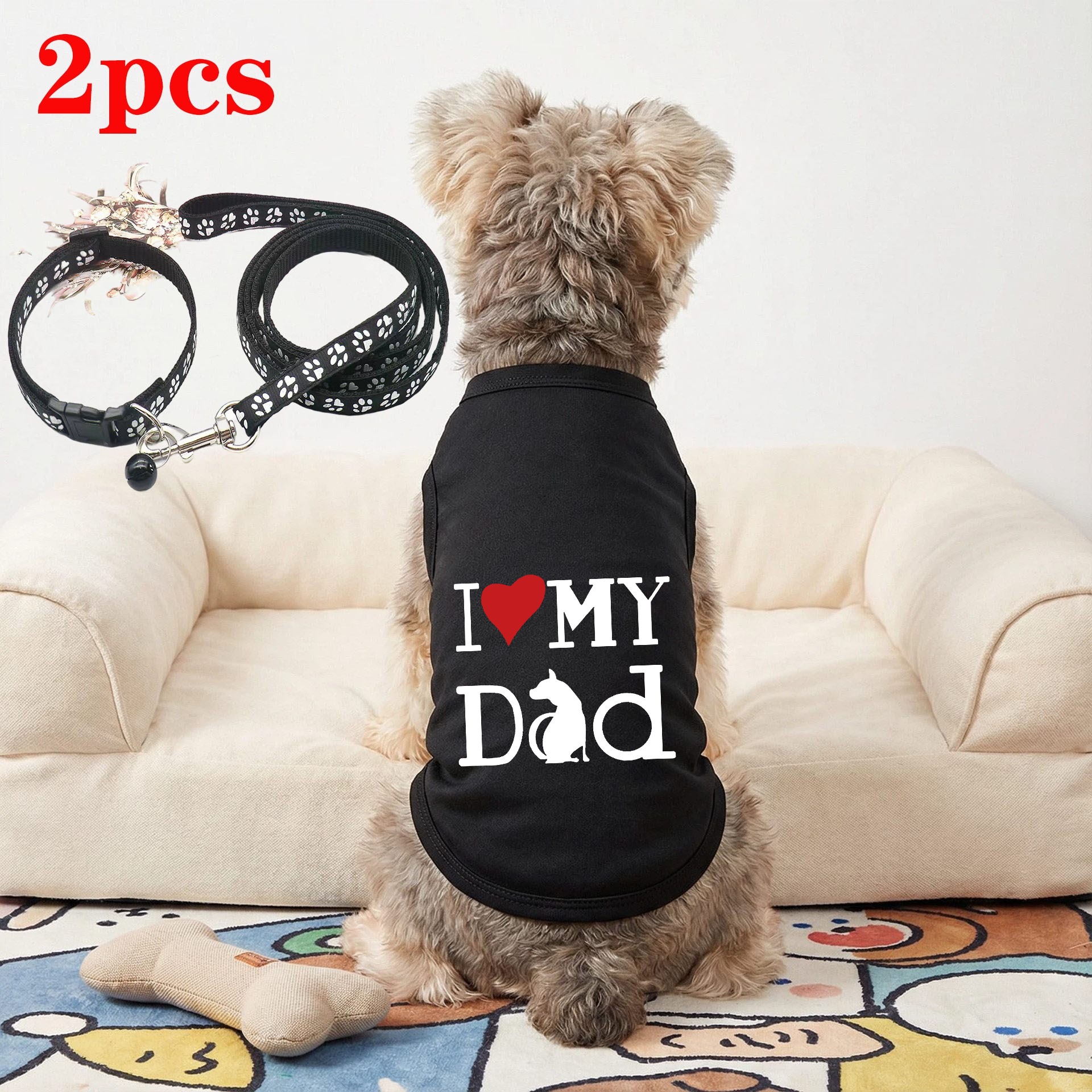2PCS Pet Clothes for Dogs Pet  - огляд і ціна Pet Supplies Jersey