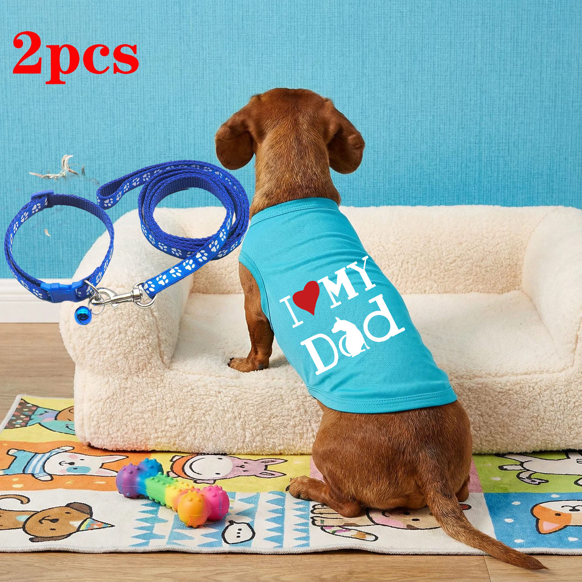2PCS Pet Clothes for Dogs Pet  - огляд і ціна Pet Supplies Jersey