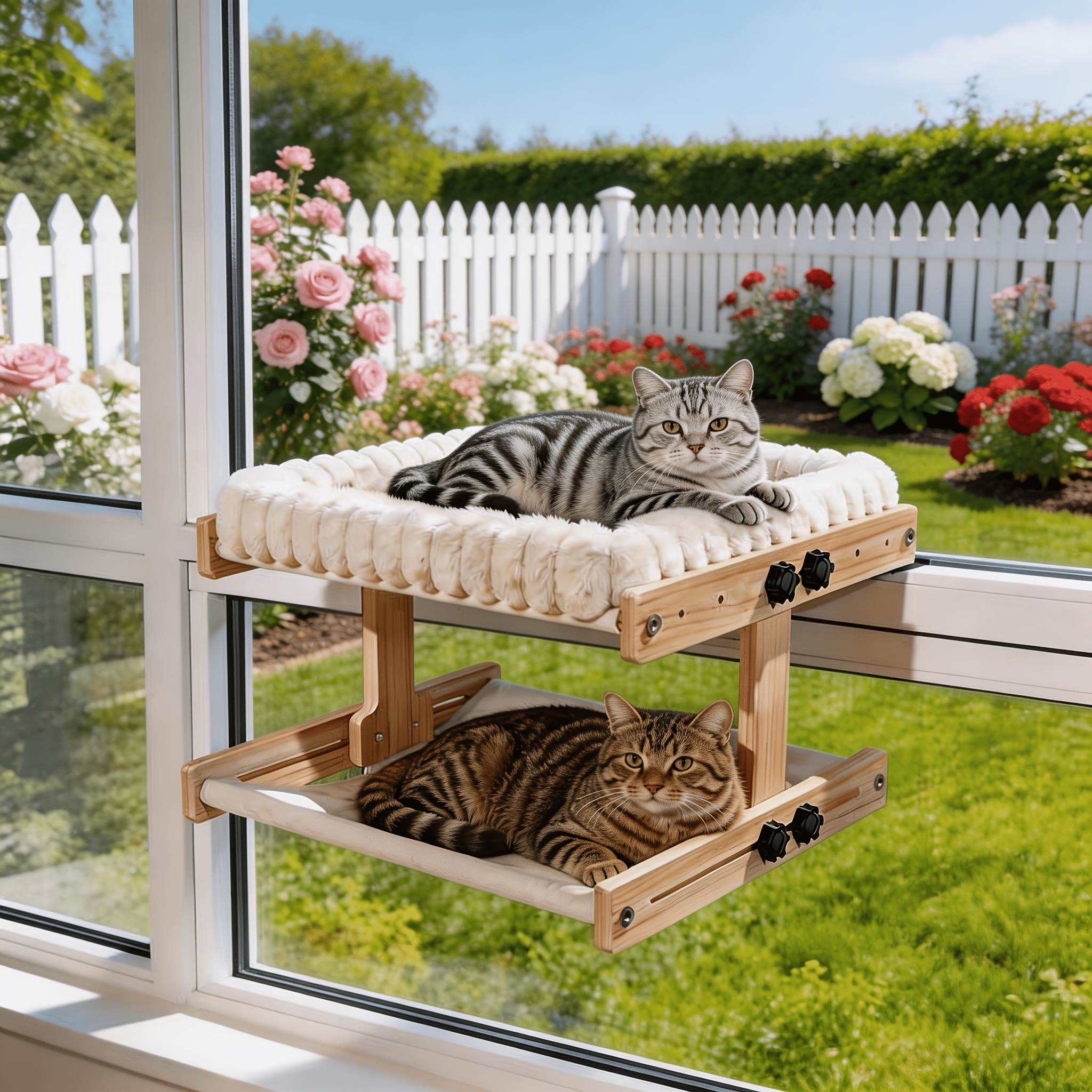 Cat Window Perch, Cat Hammock  - огляд і ціна Cat Window Perch