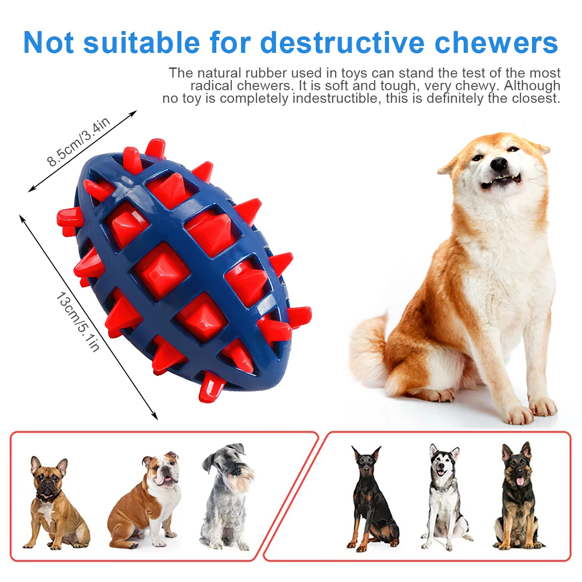 1/2Pcs Squeaky Dog Chew Toys I - огляд і ціна Pet Dental Chew Toy