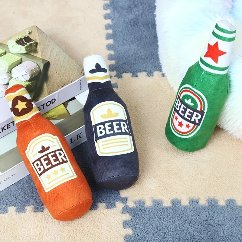 Bite-Resistant Beer Bottle Dog - огляд і ціна Pet Dental Chew Toy