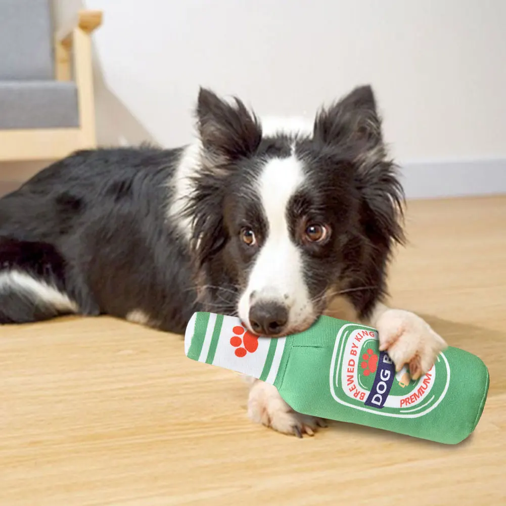 Bite-Resistant Beer Bottle Dog - огляд і ціна Pet Dental Chew Toy