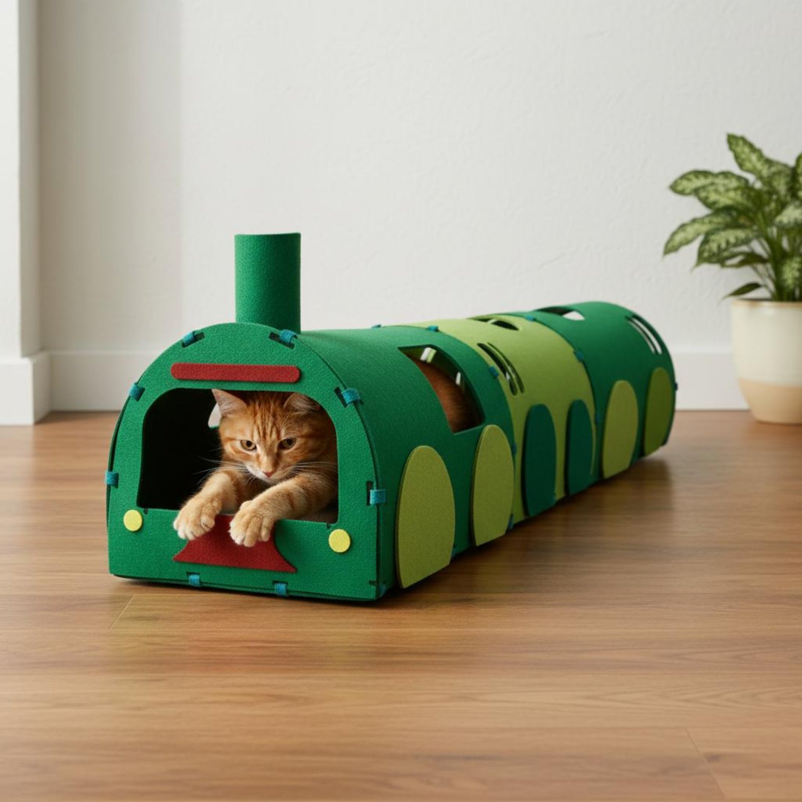 Train Shaped Cat Tunnel 2-in-1 - огляд і ціна Pet Supplies Young