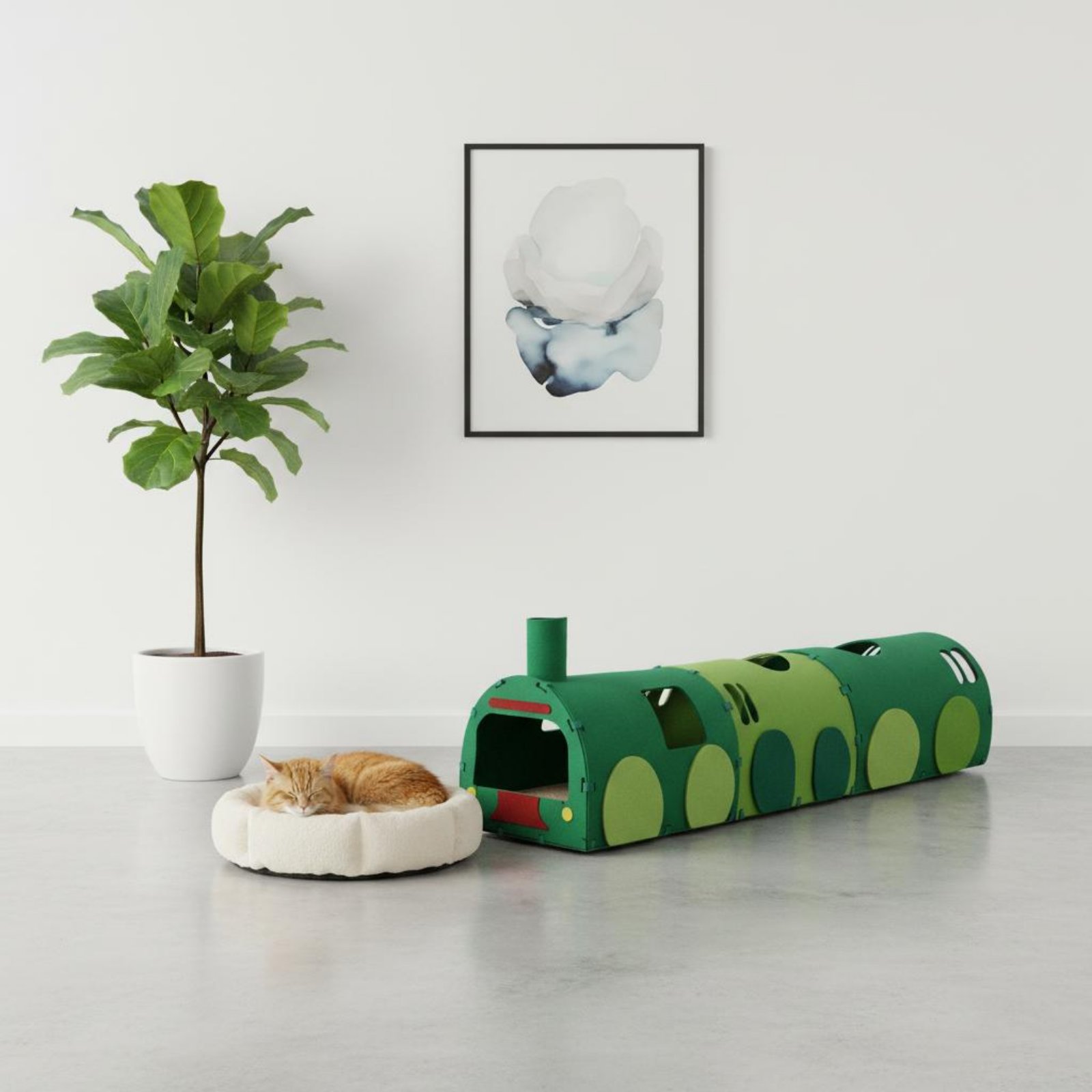 Train Shaped Cat Tunnel 2-in-1 - огляд і ціна Pet Supplies Young