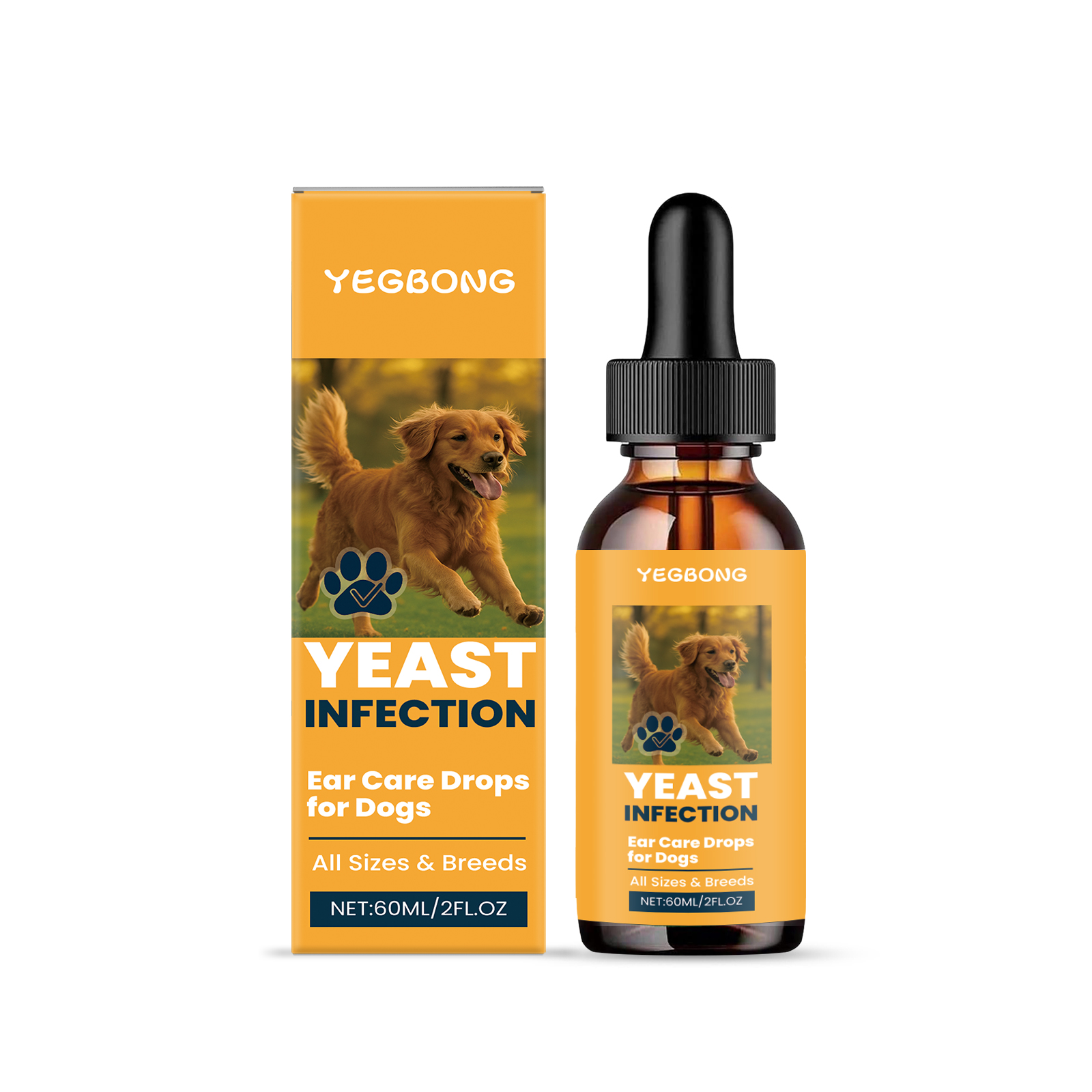 60ml Dog Ear Care Drops Reliev - огляд і ціна Pet Ear Cleaner