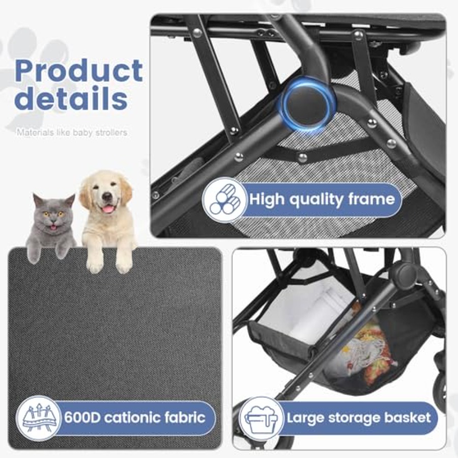 Pet Stroller for Medium Small  - огляд і ціна Pet Stroller Carrier