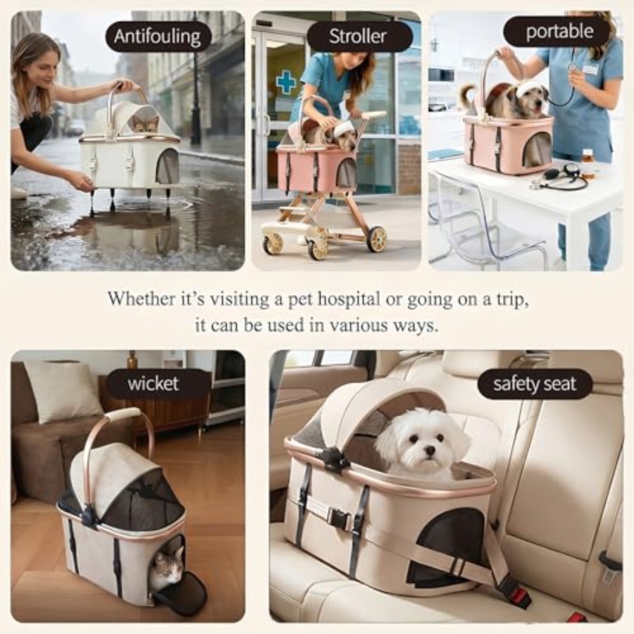 All-Terrain Pet Stroller for S - огляд і ціна Pet Stroller Carrier