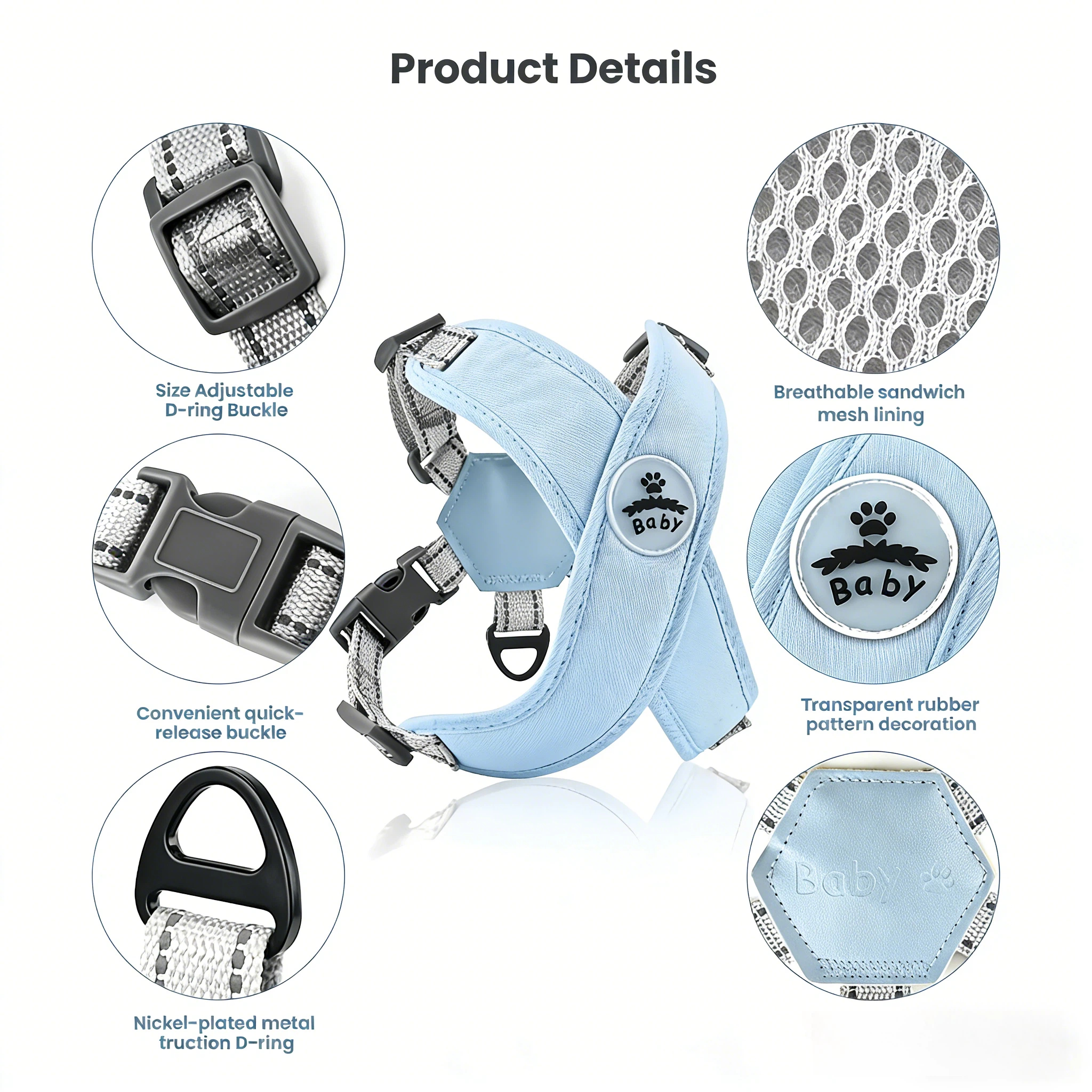 Pet Dog Harness and Leash Set  - огляд і ціна Pet X Supplies & Tack Howell