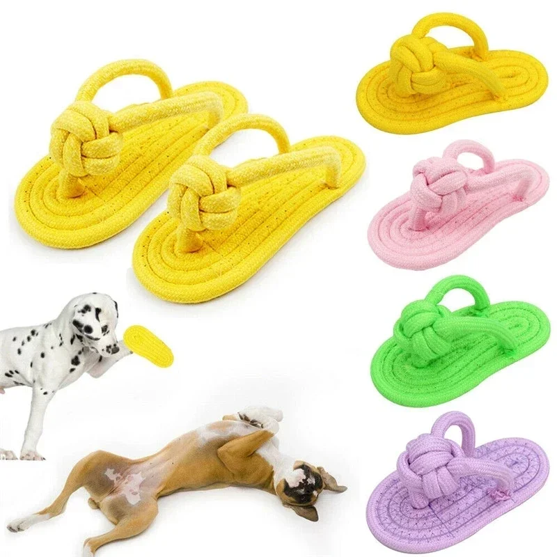 Dog Chewing Toy Cotton Slipper - огляд і ціна Pet Dental Chew Toy