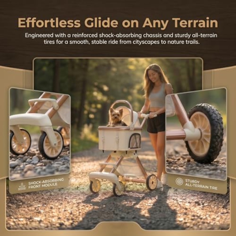 All-Terrain Pet Stroller for S - огляд і ціна Pet Stroller Carrier
