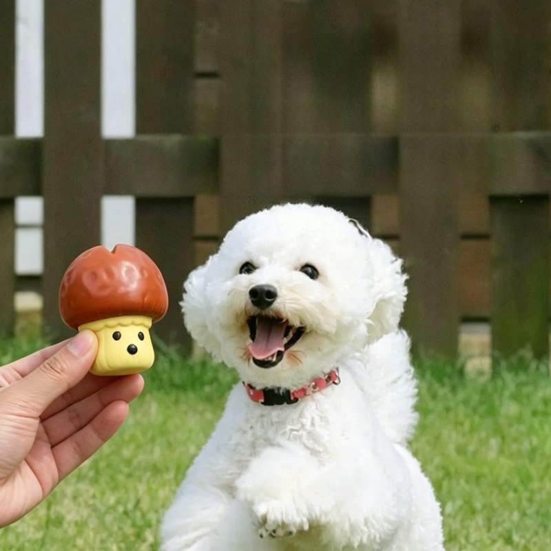 Pet Latex Toy Simulation mushr - огляд і ціна Pet Dental Chew Toy