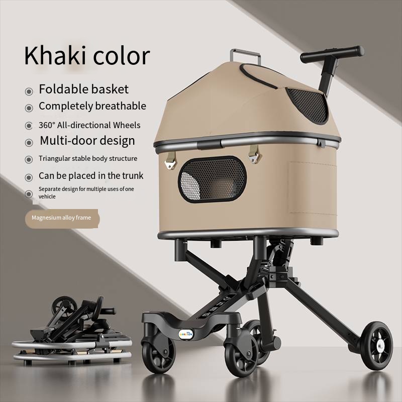 Magnesium alloy body pet strol - огляд і ціна Pet Stroller Carrier
