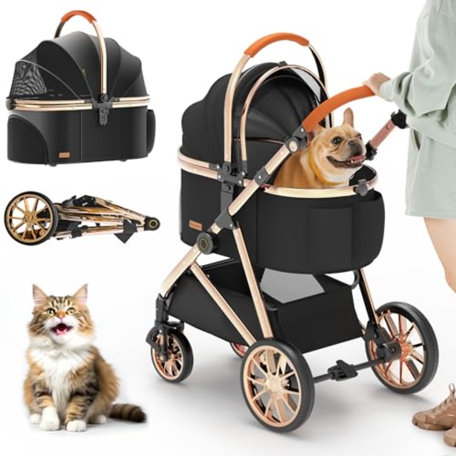4 Wheels Pet Stroller for Smal - огляд і ціна Pet Stroller Carrier