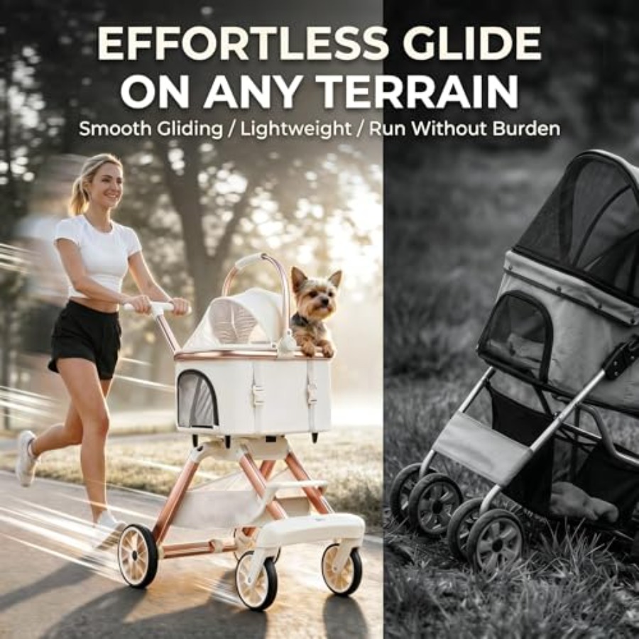 All-Terrain Pet Stroller for S - огляд і ціна Pet Stroller Carrier