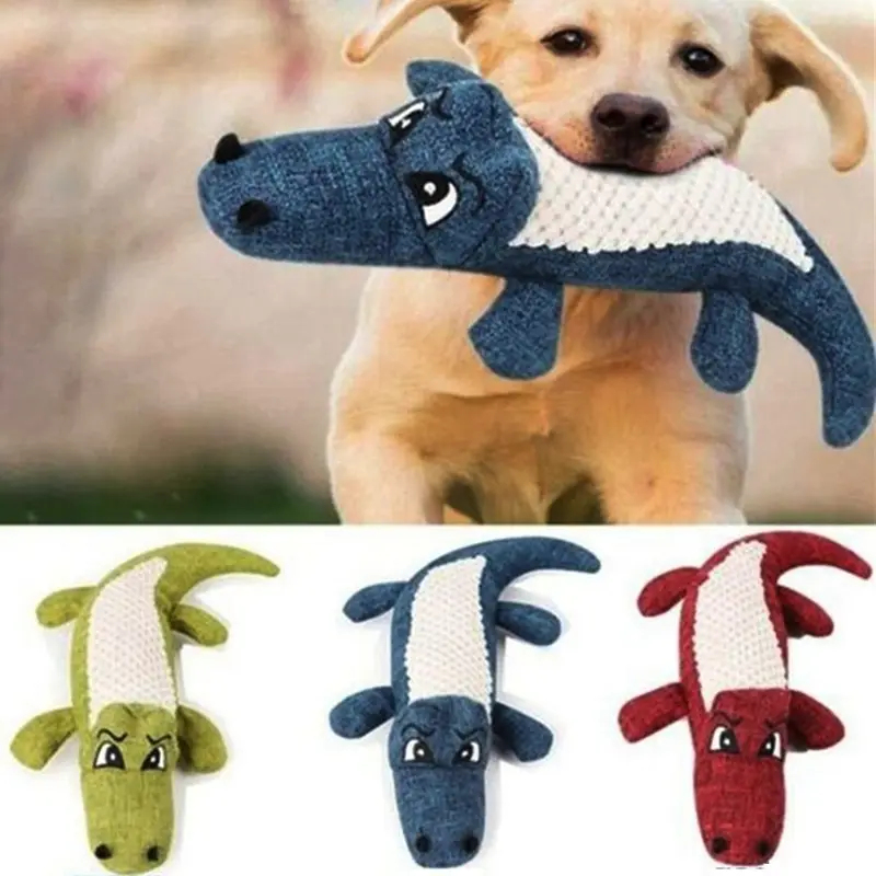 Pet Dog Toy Linen Plush Crocod - огляд і ціна Pet Dental Chew Toy