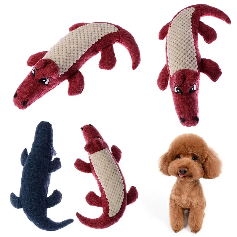 Pet Dog Toy Linen Plush Crocod - огляд і ціна Pet Dental Chew Toy