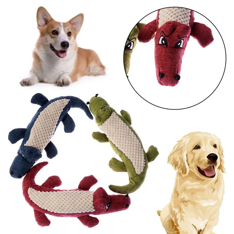 Pet Dog Toy Linen Plush Crocod - огляд і ціна Pet Dental Chew Toy