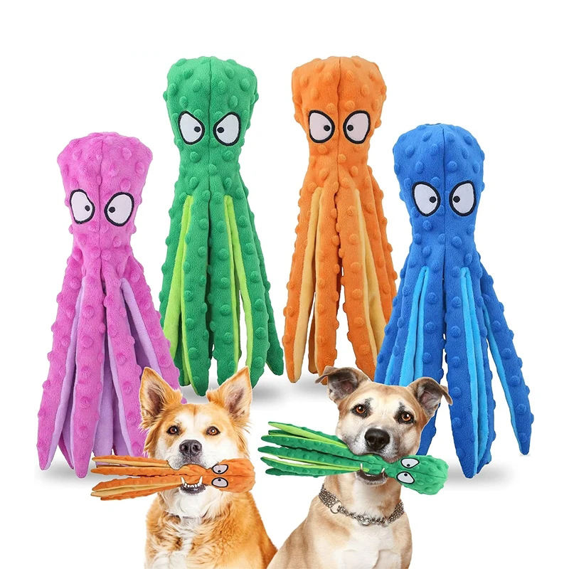 Pet Plush Dog Toy Voice Octopu - огляд і ціна Pet Dental Chew Toy
