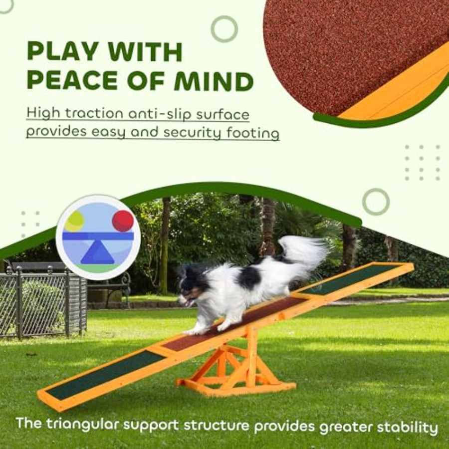 Wooden Dog Agility Seesaw for  - огляд і ціна Pet X Supplies & Tack Howell