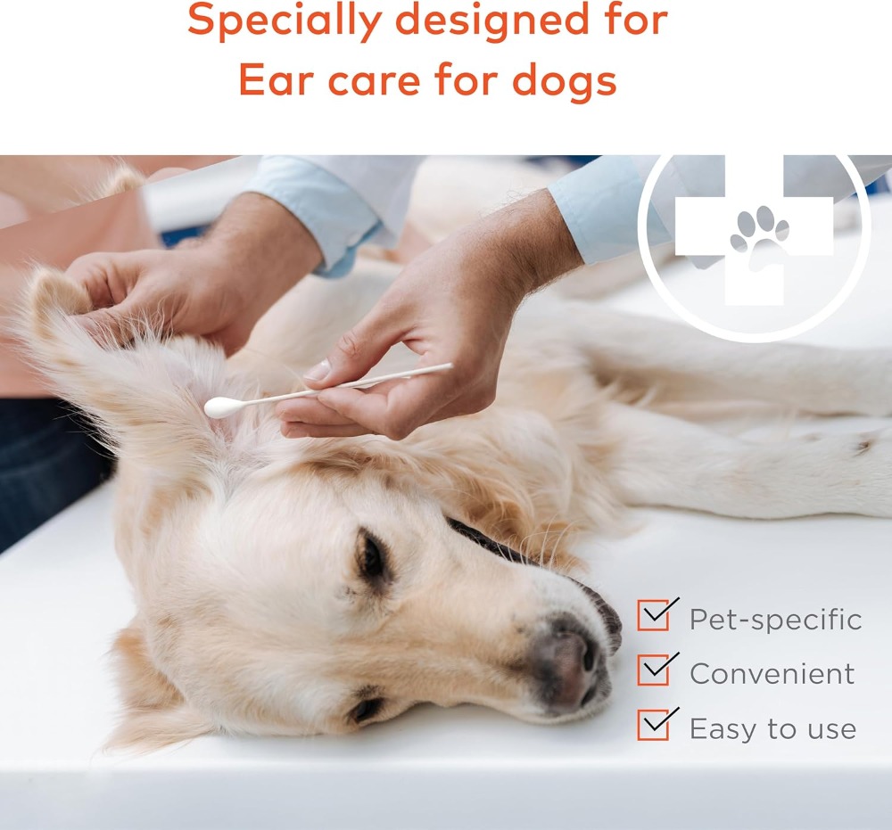 Extra Large Cotton Swabs for D - огляд і ціна Pet Ear Cleaner