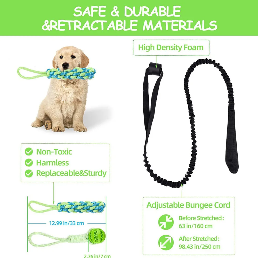 Interactive Dog Toy Tug of War - огляд і ціна Pet Dental Chew Toy