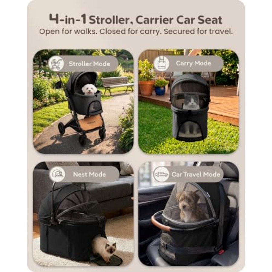 Pet stroller for small/medium  - огляд і ціна Pet Stroller Carrier