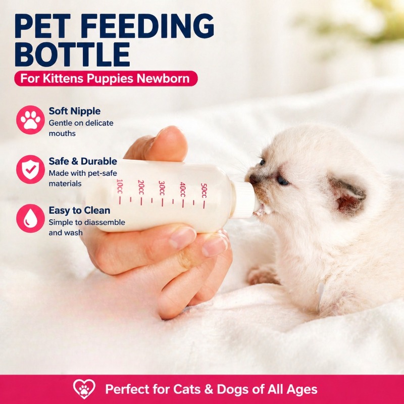 Newborn Pet Feeding Bottle Sof - огляд і ціна Pet Supplies Young