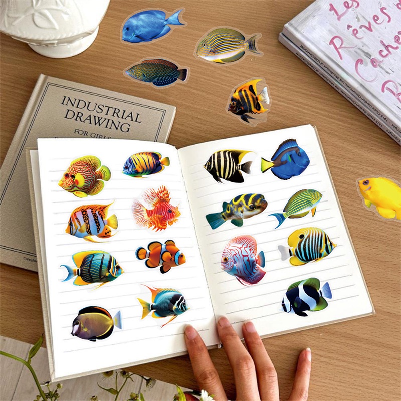 50PCS Colored Tropical Fish PE - огляд і ціна Pet Supplies Fish