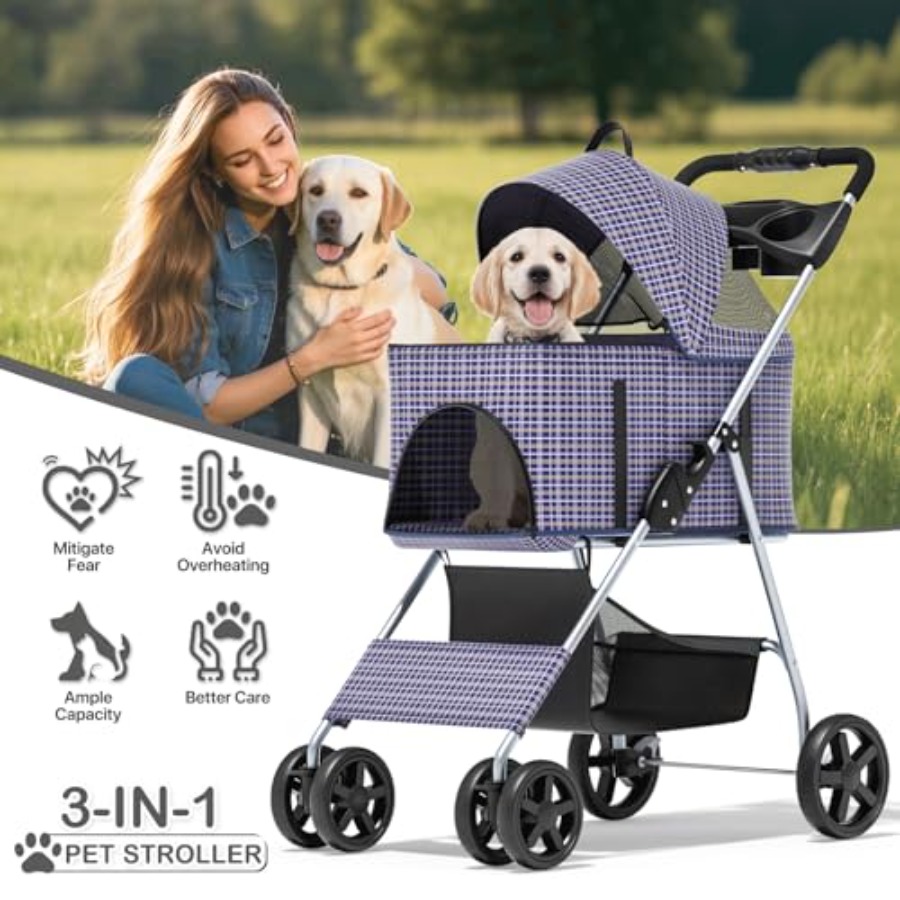 Pet stroller for small medium  - огляд і ціна Pet Stroller Carrier