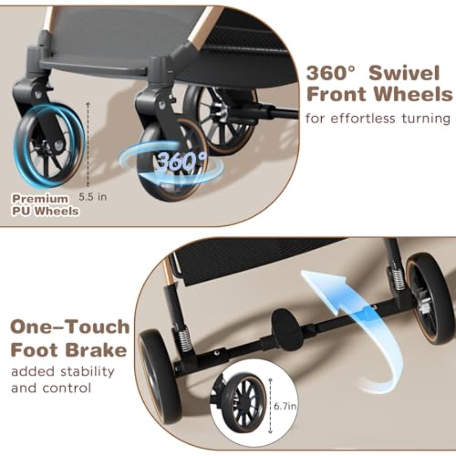 4 Wheels Pet Stroller for Smal - огляд і ціна Pet Stroller Carrier