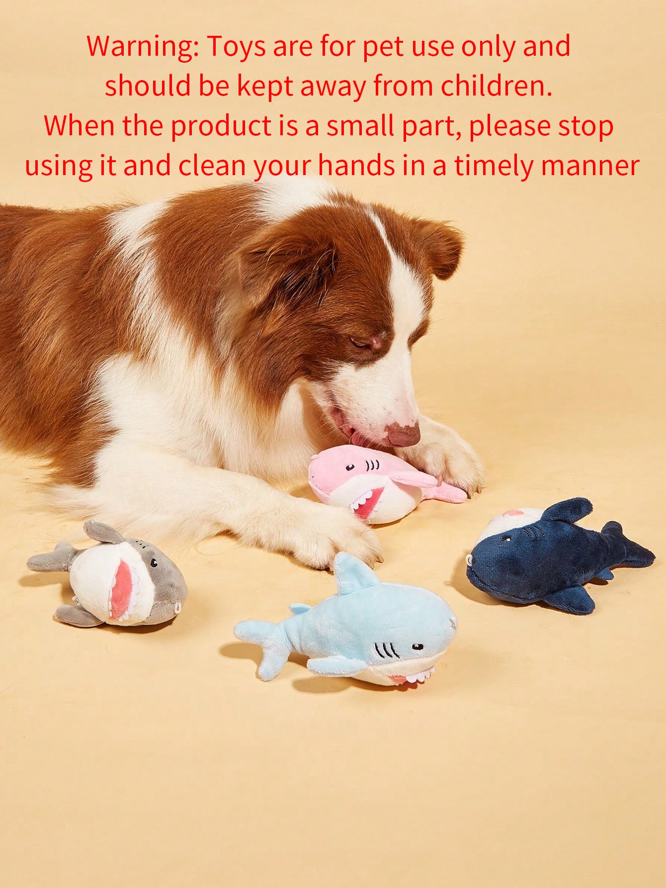 1/2 Pcs Cute Shark Pet Plush T - огляд і ціна Pet Dental Chew Toy
