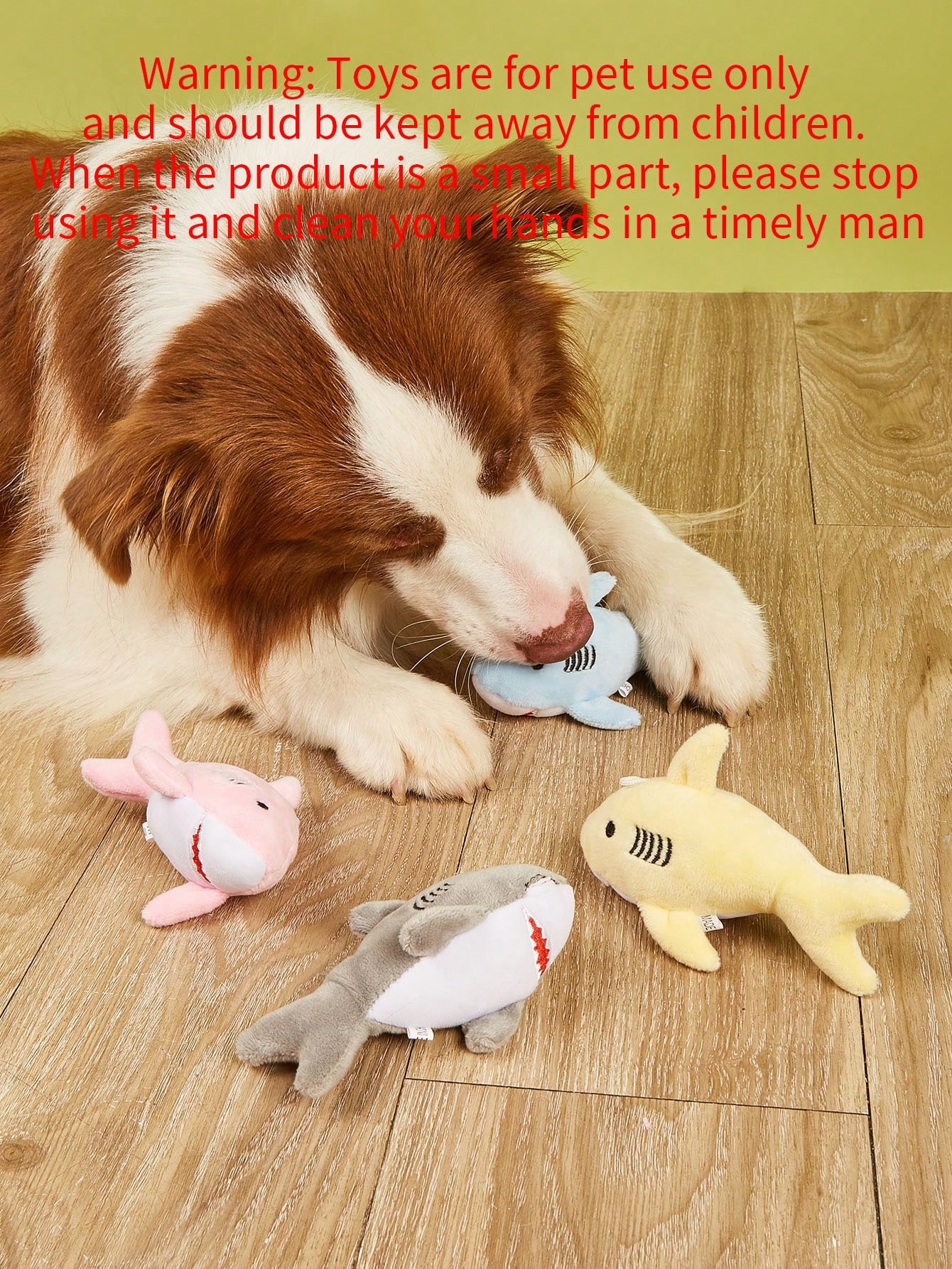 1/2 Pcs Cute Shark Pet Plush T - огляд і ціна Pet Dental Chew Toy