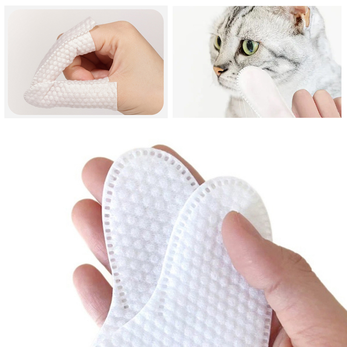 50Pcs/Pack Pet Cleaning Finger - огляд і ціна Pet Ear Cleaner